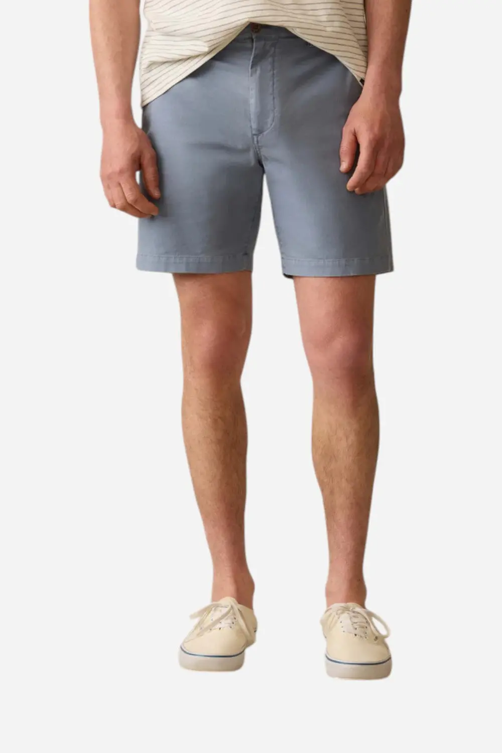 Faherty Essential Chino Short 8" In Flintstone 1