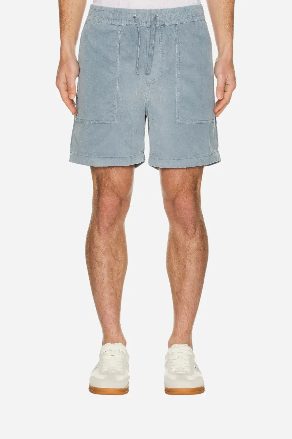 Faherty Essential Corduroy Shorts In Light Flint 3