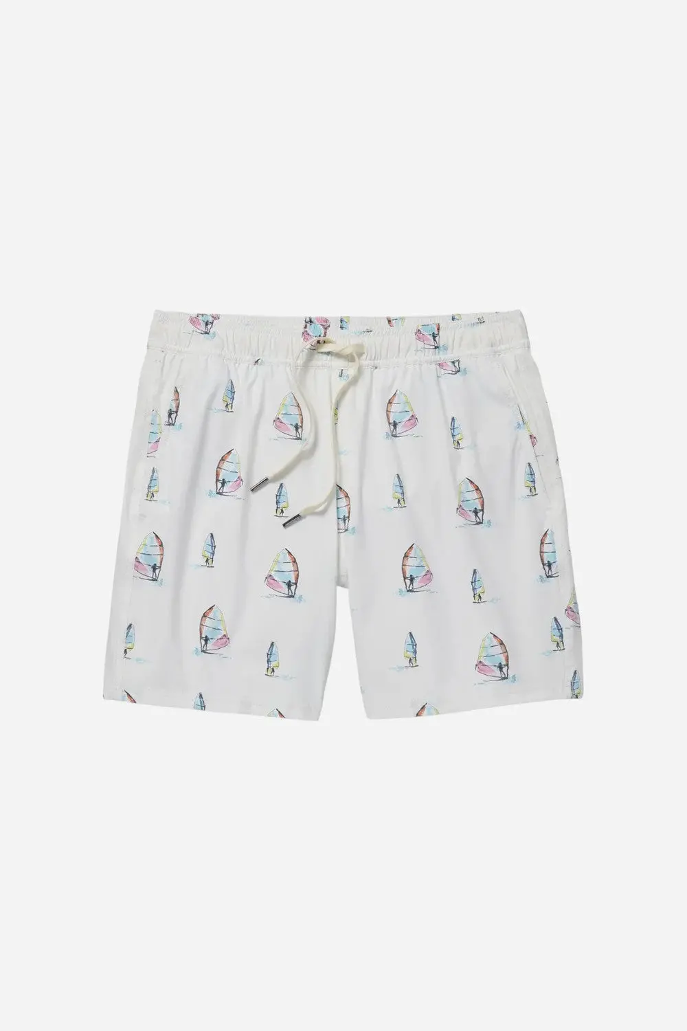 Fair Harbor Bungalow Trunk In White Windsurfer 1