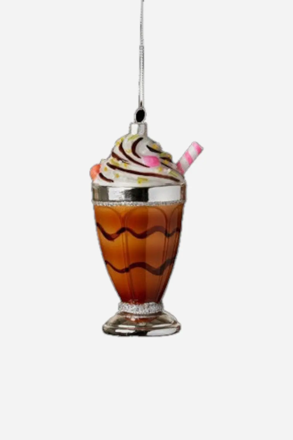 Fancy Drink Ornament In Brown 1