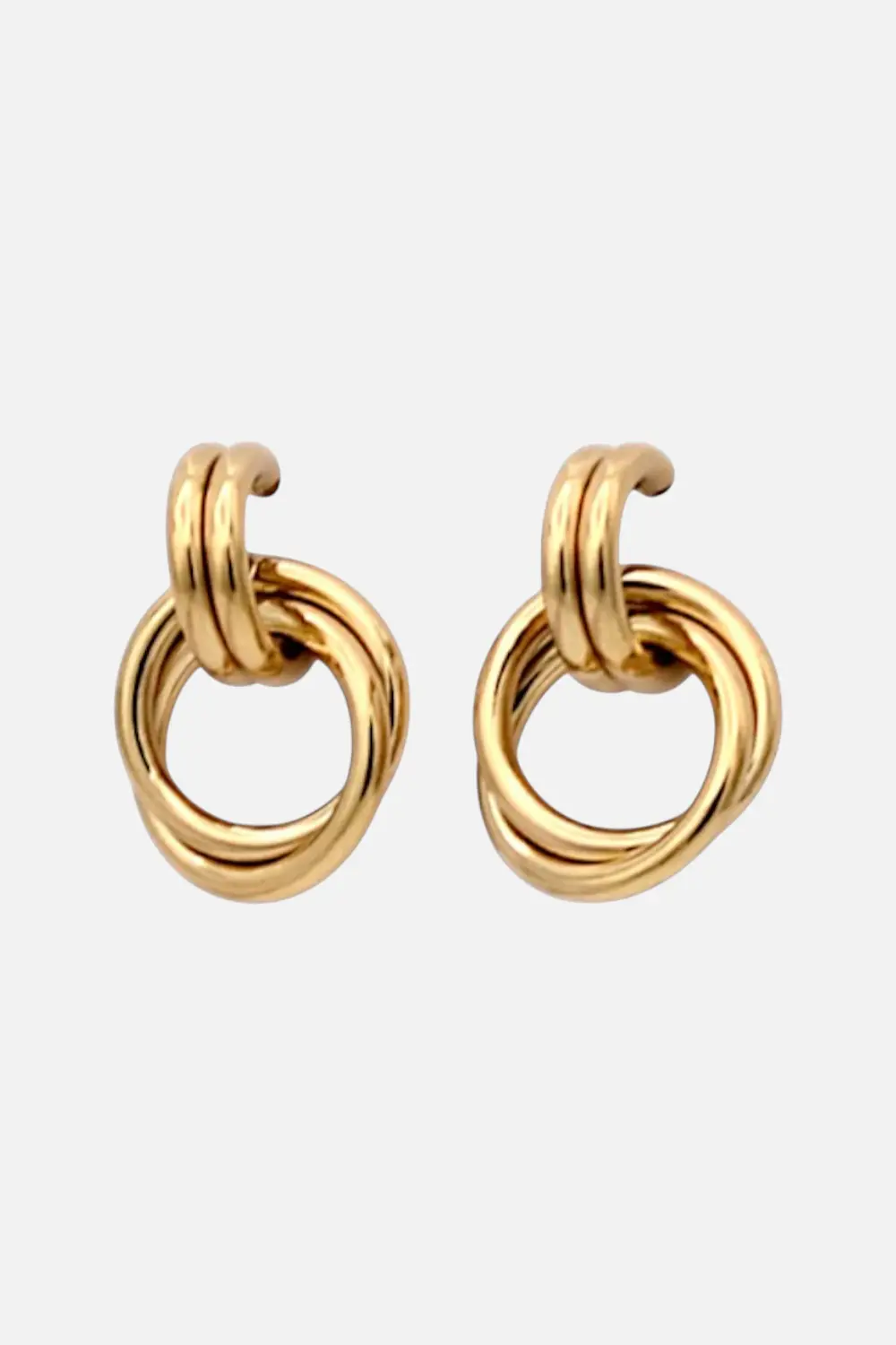 Farrah B Inner Circle Earrings In Gold 1
