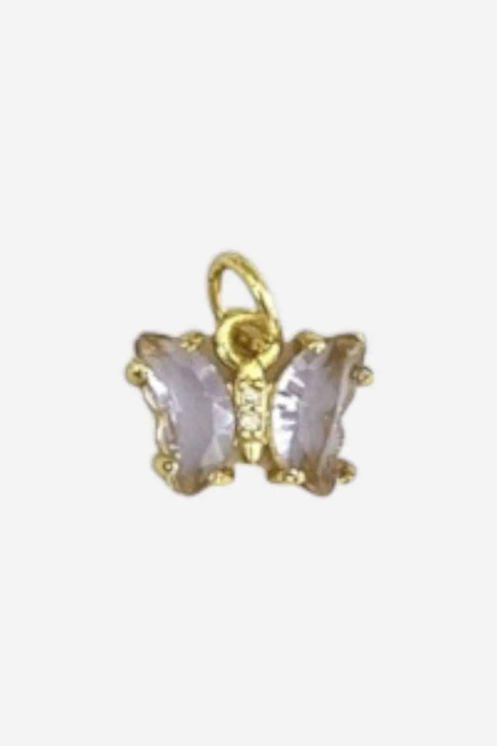 Farrah B Butterfly Charm In Purple 1