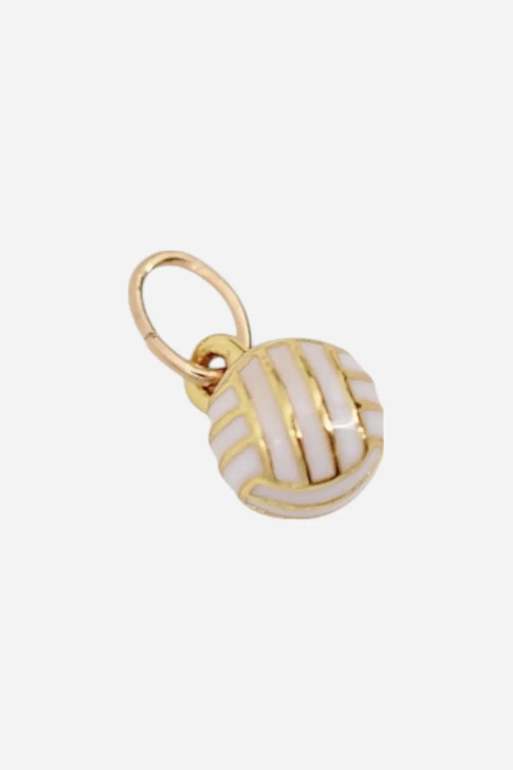 Farrah B Enamel Volleyball Charm 1