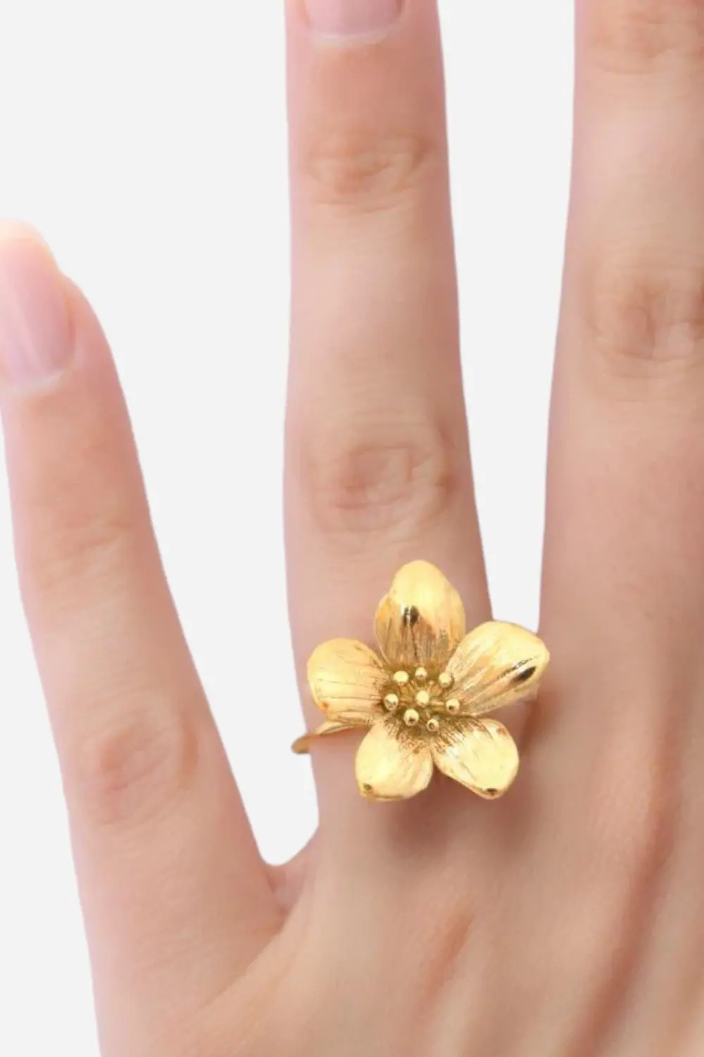 Farrah B Garden Party Flower Ring - Hibiscus 1
