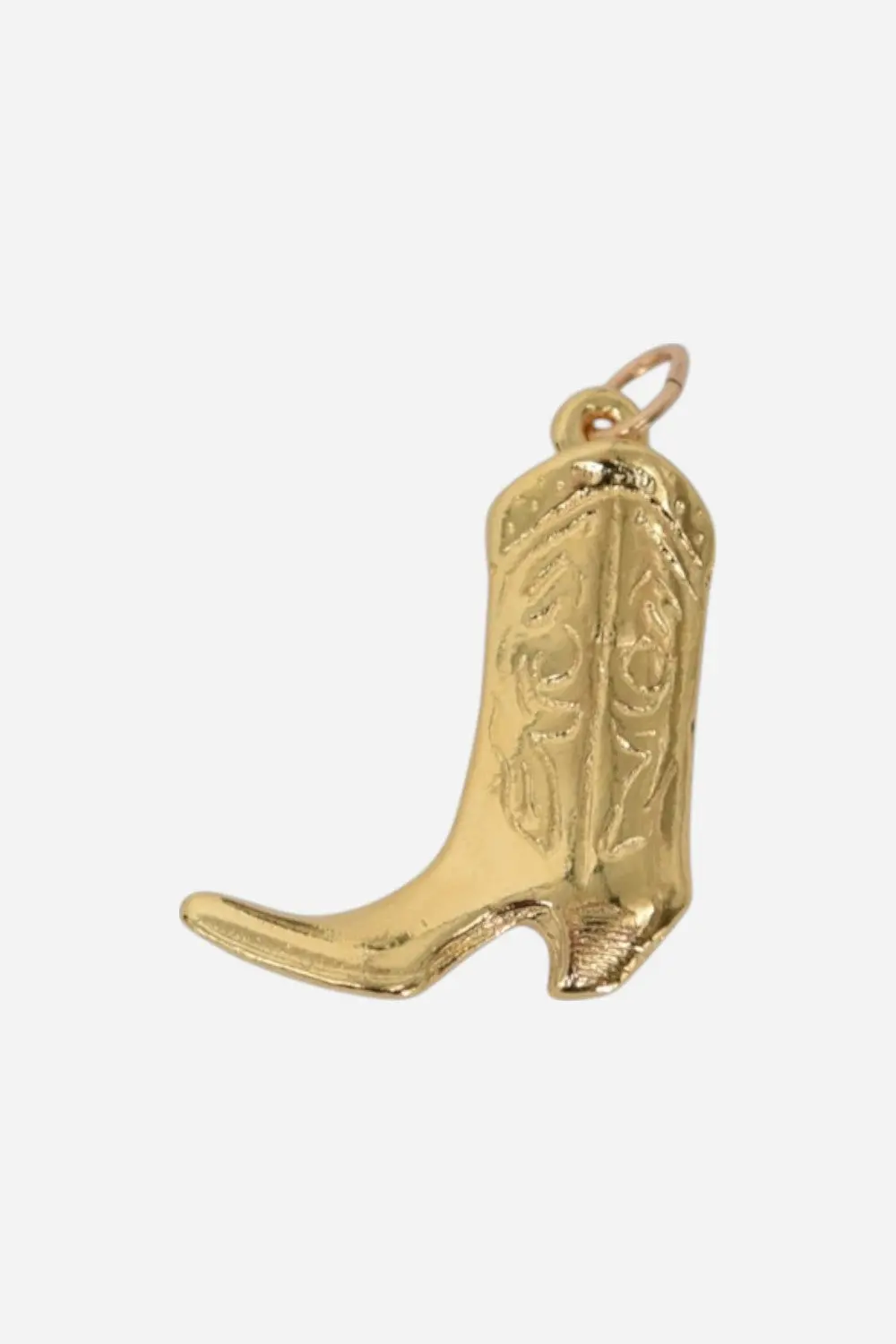 Farrah B Gold Boot Charm 1