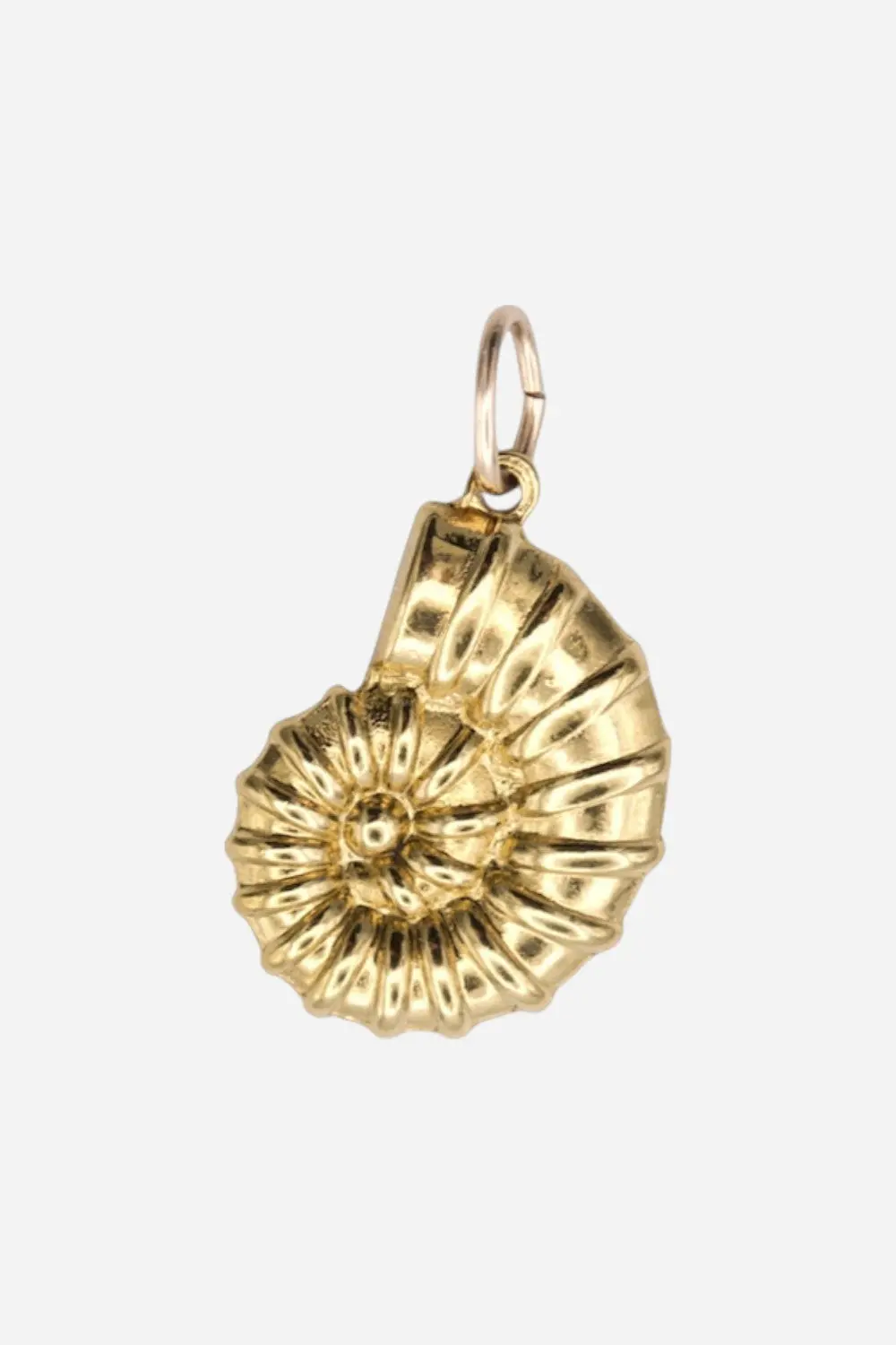 Farrah B Gold Conch Shell Charm 1