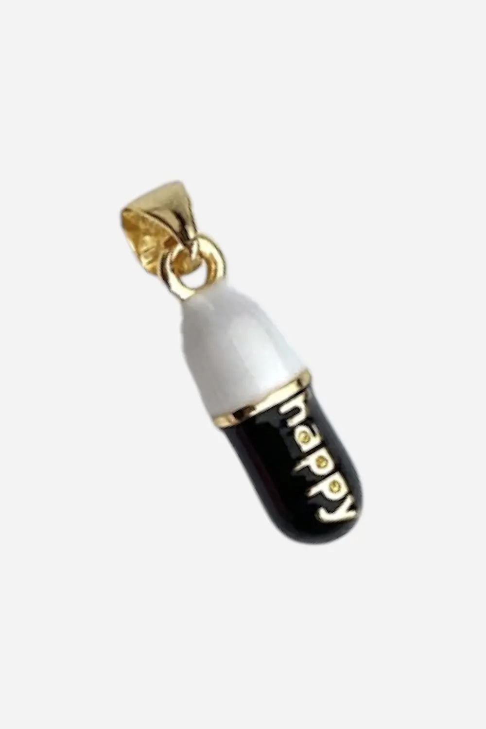 Farrah B Happy Pill Charm - Black 1