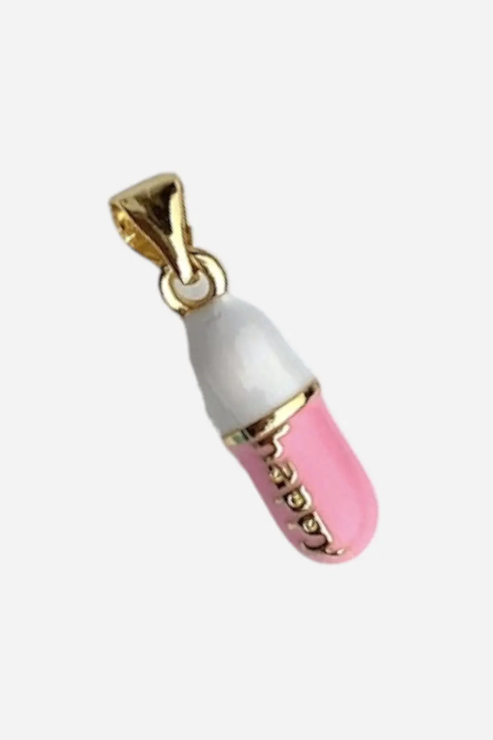 Farrah B Happy Pill Charm - Pink 1