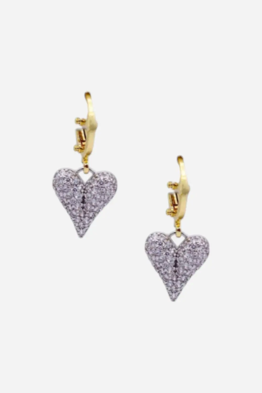 Farrah B In Cahoots Huggie Earrings - Heart 1