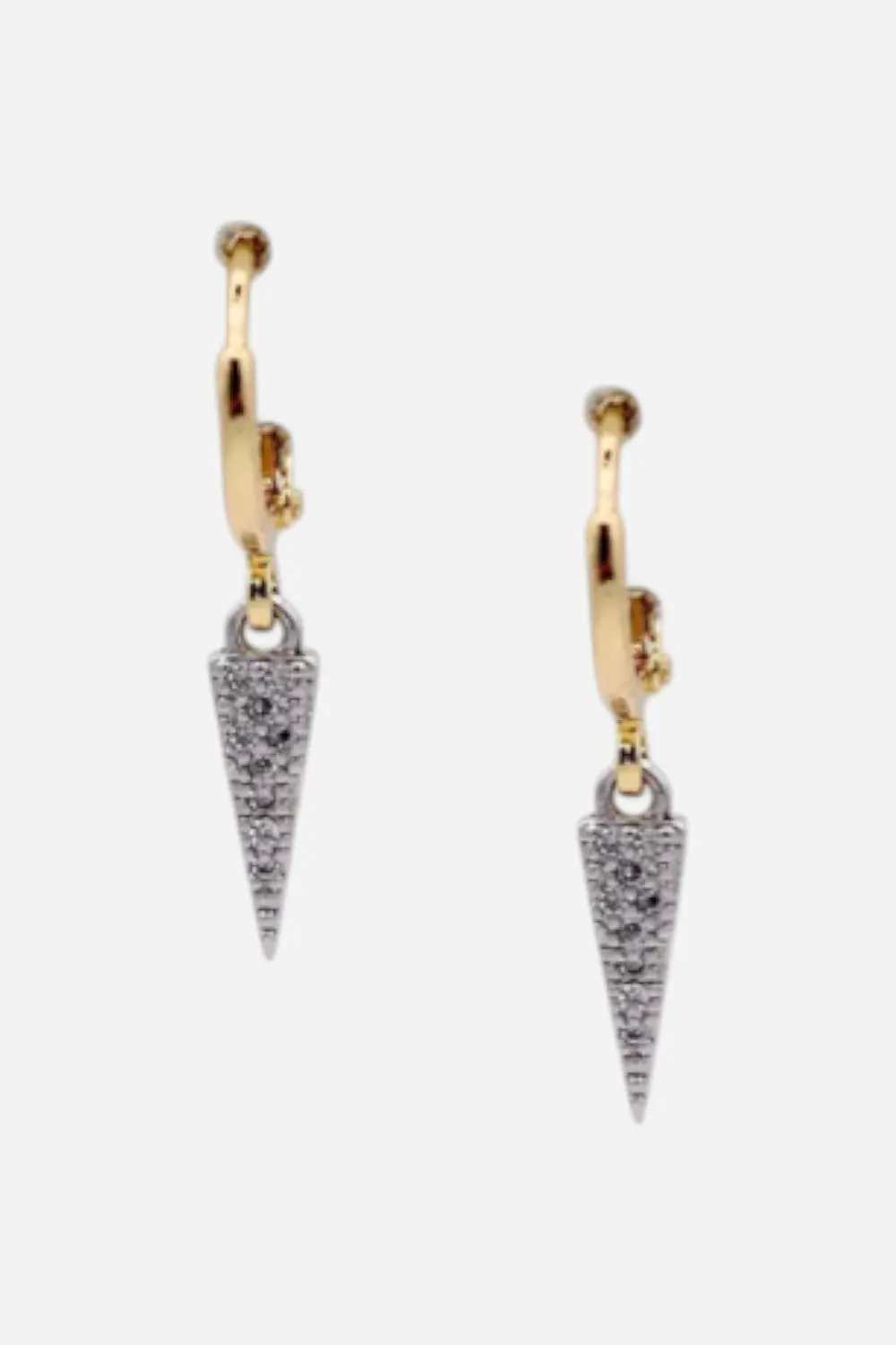 Farrah B In Cahoots Huggie Earrings - Spike 1