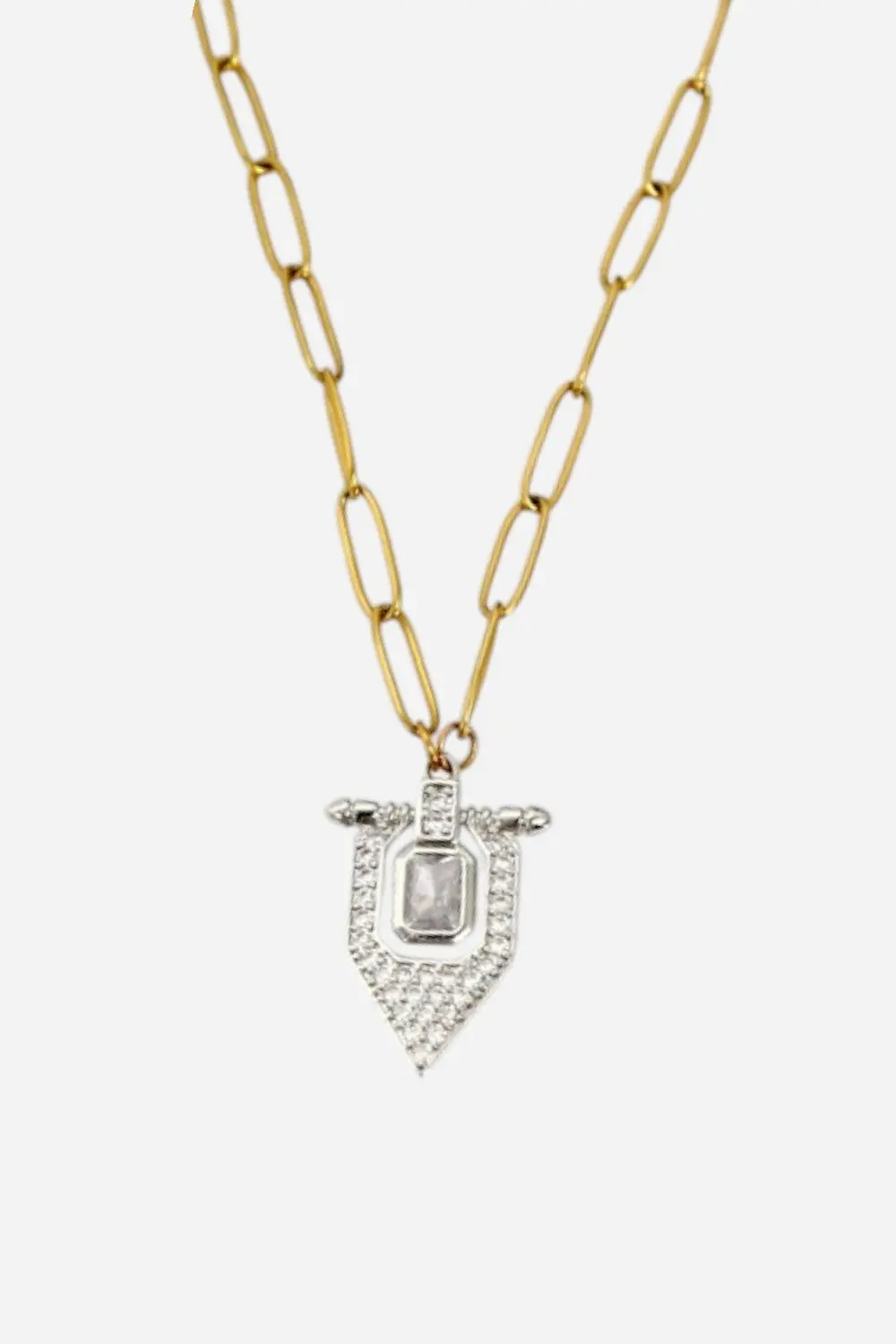 Farrah B Leading Lady Necklace - Mixed Metal 1