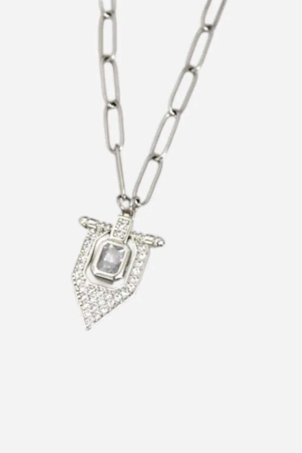 Farrah B Leading Lady Necklace - Silver 1