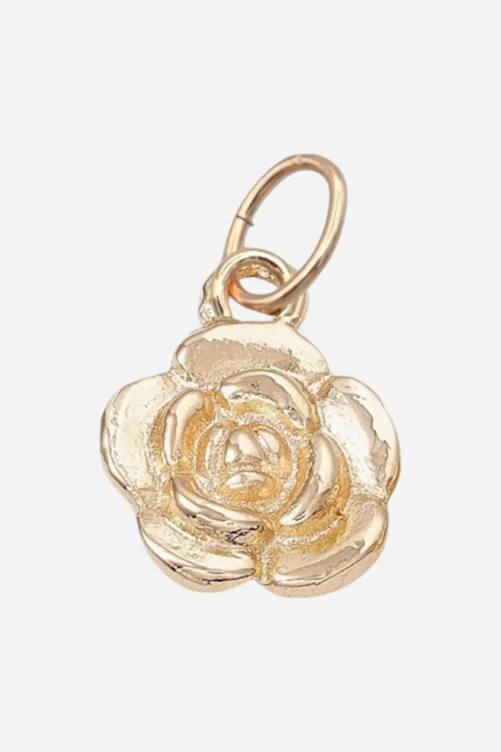 Farrah B New Rose Bud Charm In Gold 1