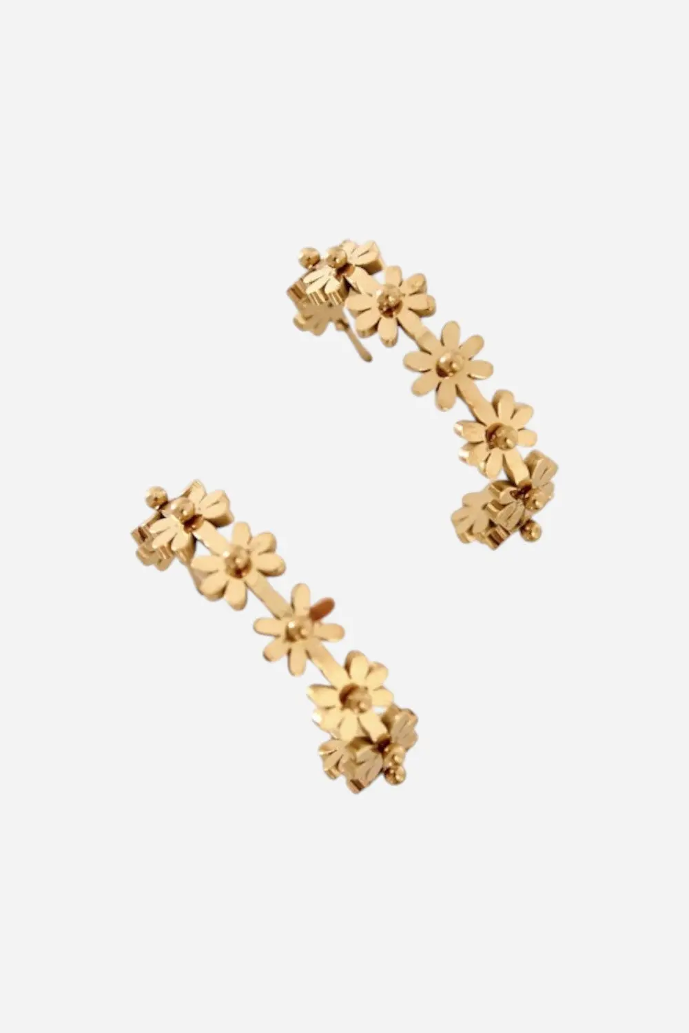 Farrah B Oopsy Daisy Hoop Earrings 1