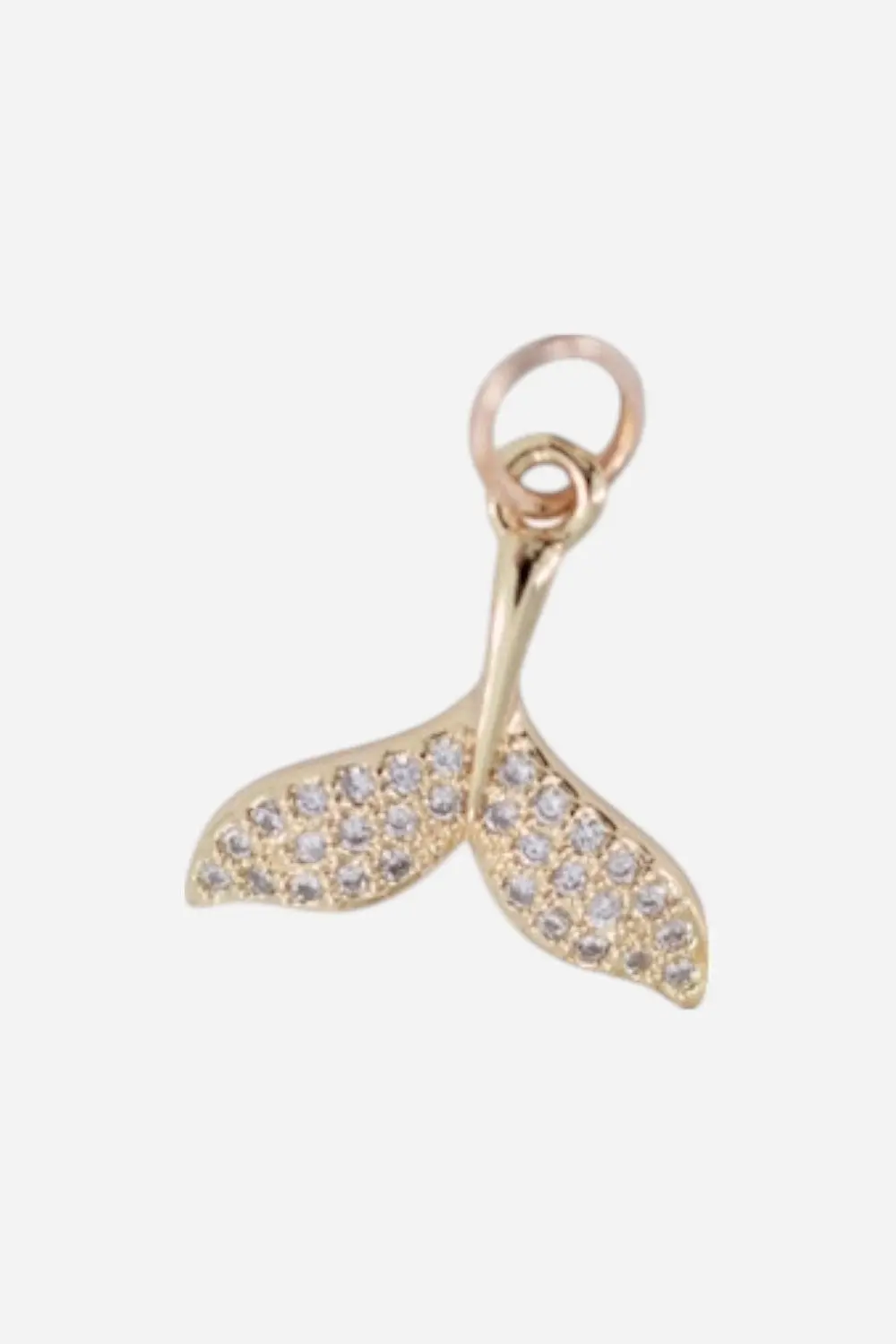 Farrah B Pave Mermaid Tail Charm 1