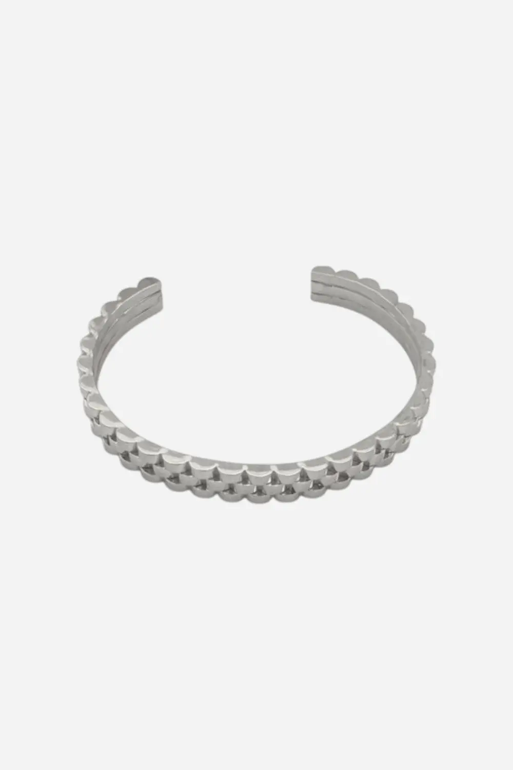 Farrah B Pave The Way Cuff - Silver 1