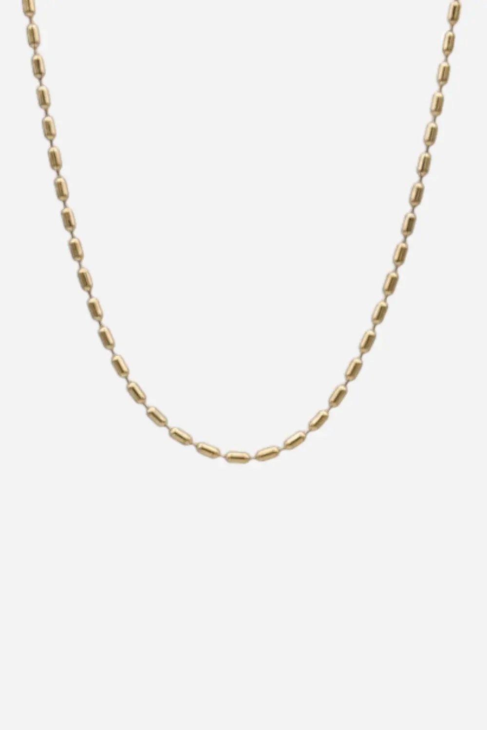 Farrah B Pill Chain Necklace - Gold 1