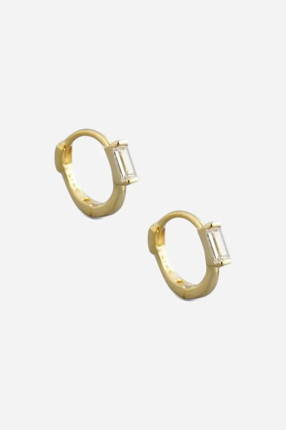Farrah B Ray Of Light Huggie Hoop Earrings 1