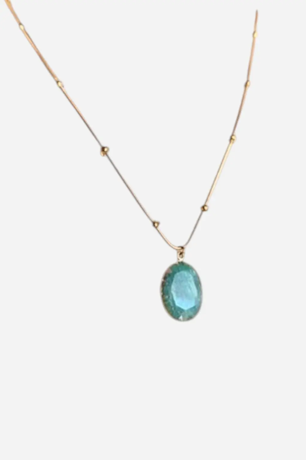 Farrah B Rock Solid Amazonite Necklace 1