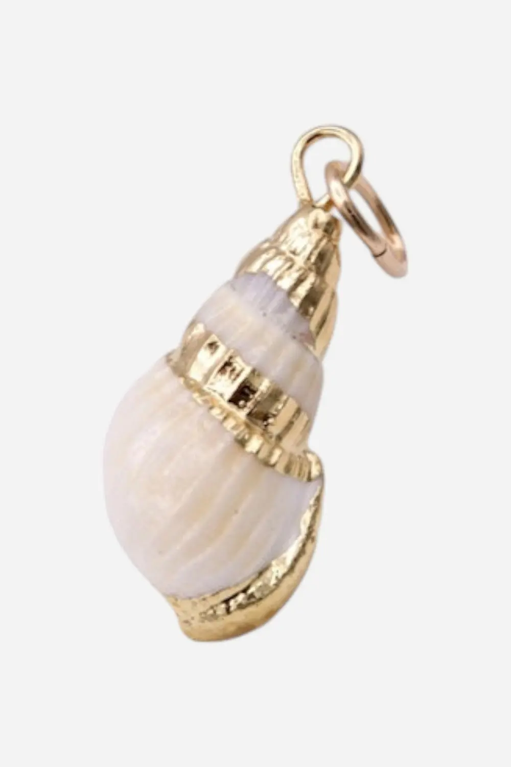Farrah B Sea Shell Gold Rim Charm 1