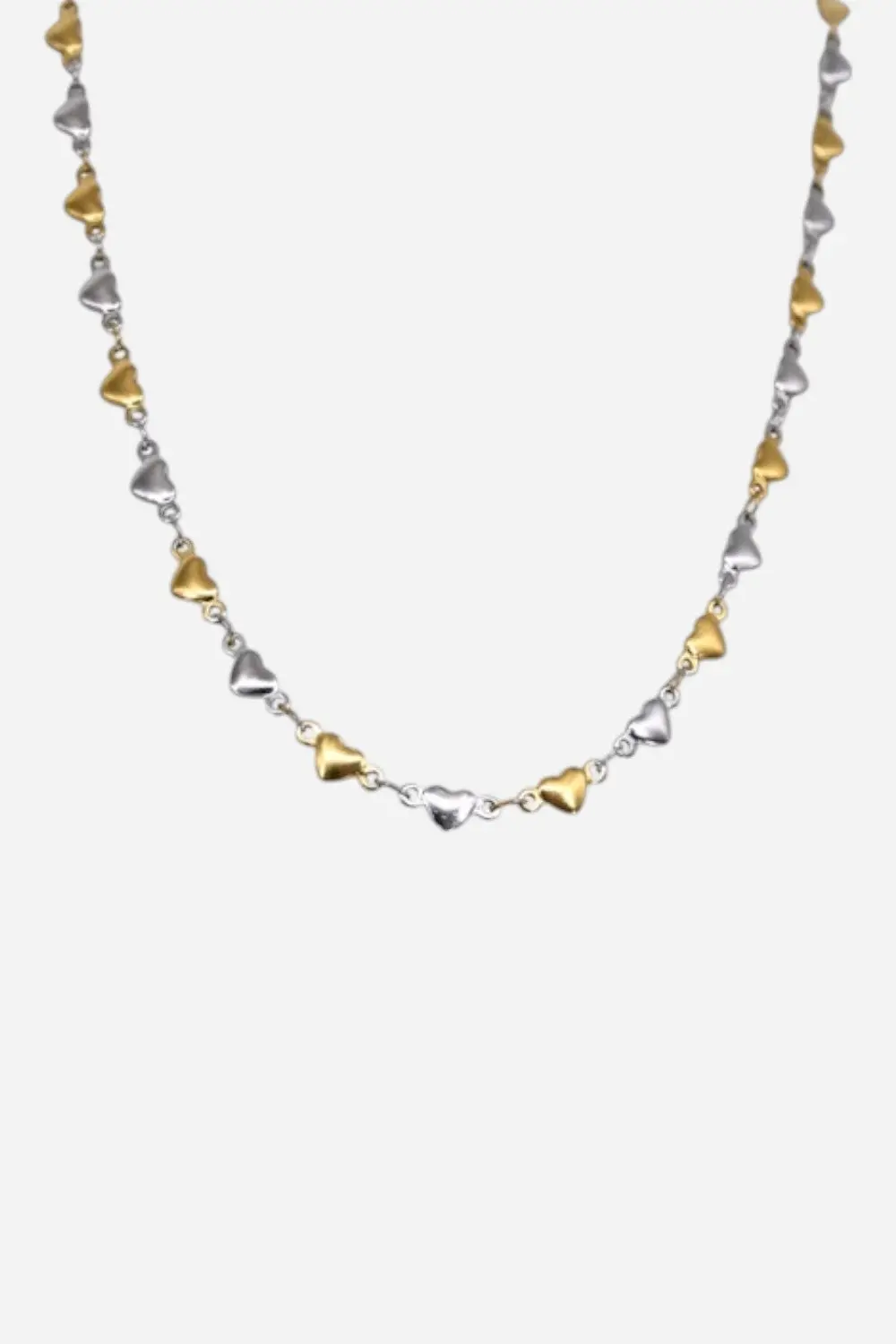 Farrah B Soulmate Necklace In Mixed Metals 1