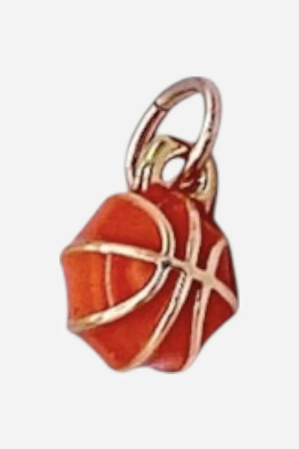 Farrah B Sport Charm - Enamel Basketball 1