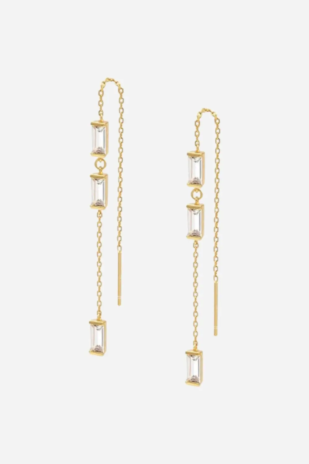 Farrah B Strings Attached Ear Threader Earrings 1