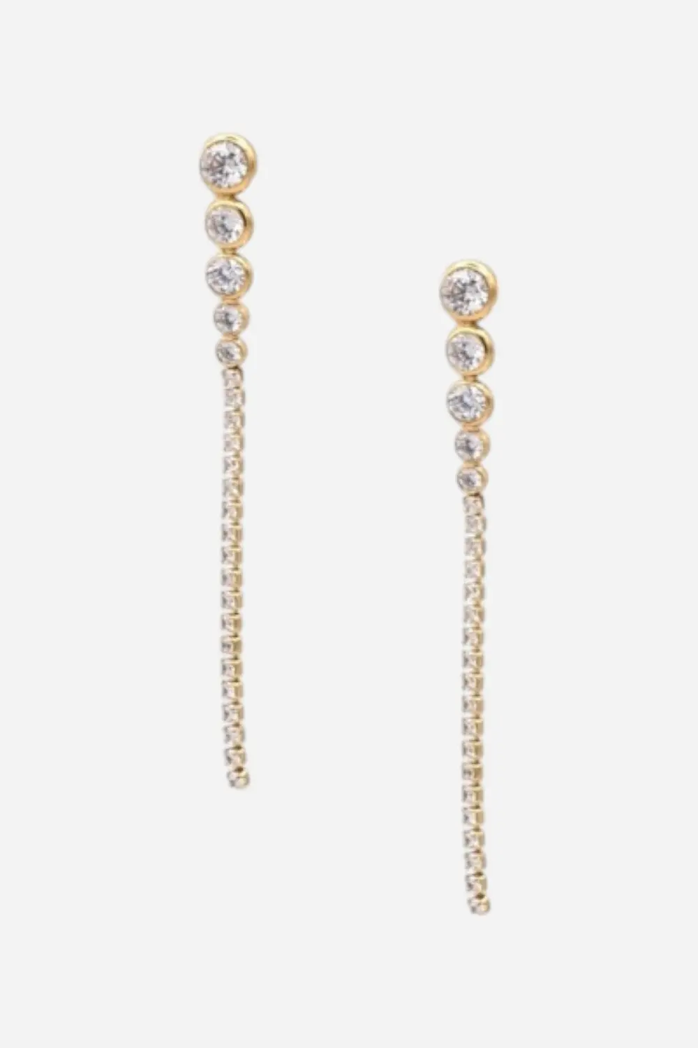 Farrah B Swept Away Earrings In Gold 1
