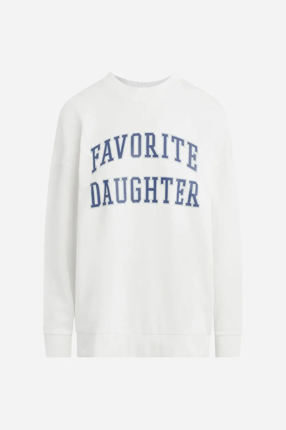 Favorite Daughter Collegiate Sweatshirt In White 1
