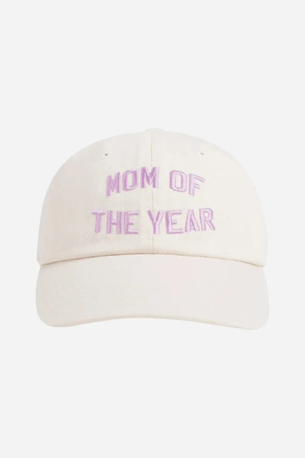 Favorite Daughter Mom Of The Year Baseball Hat In Khaki Lavender 1