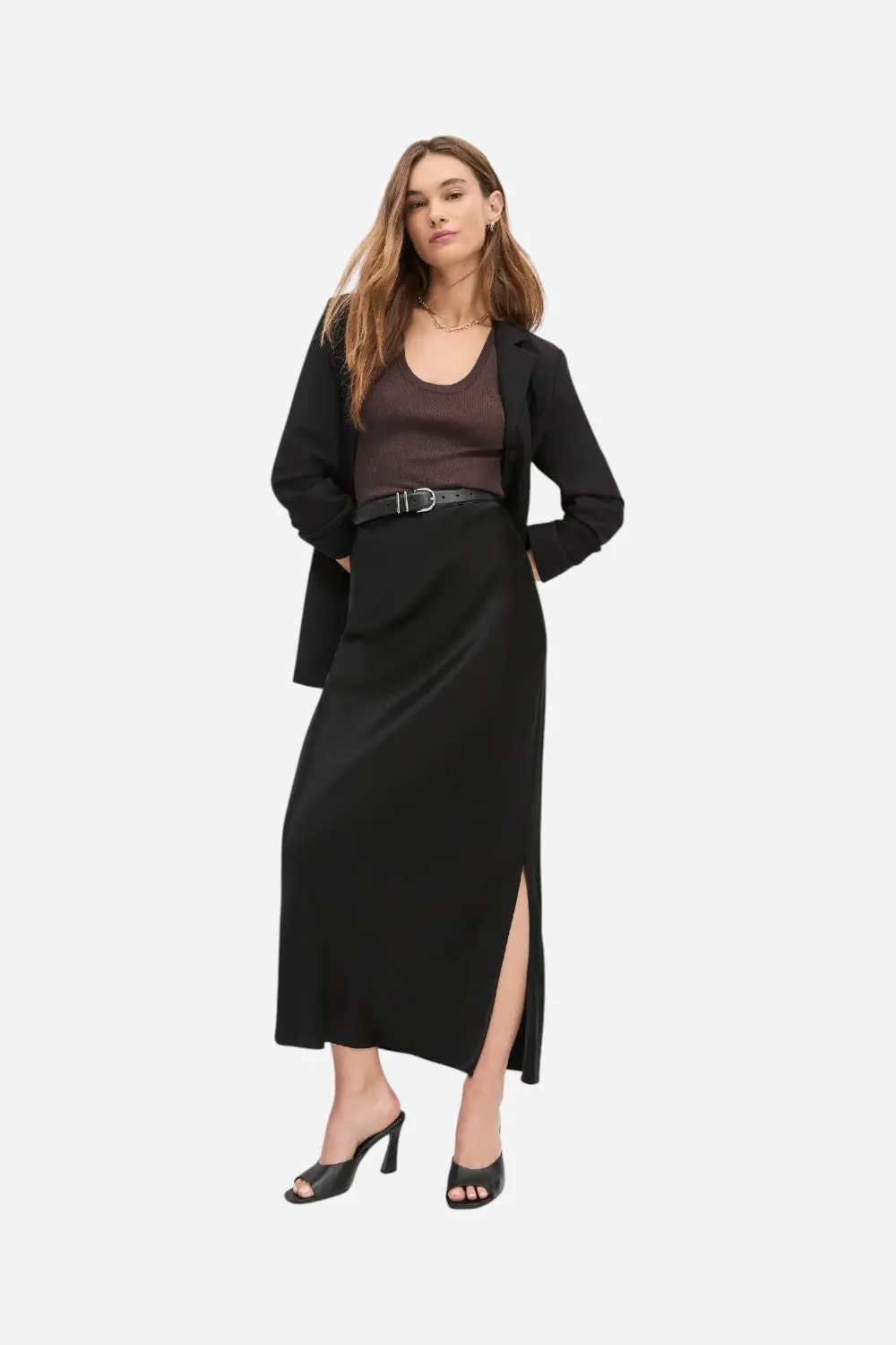 Favorite Daughter The Josie Long Skirt In Black 3