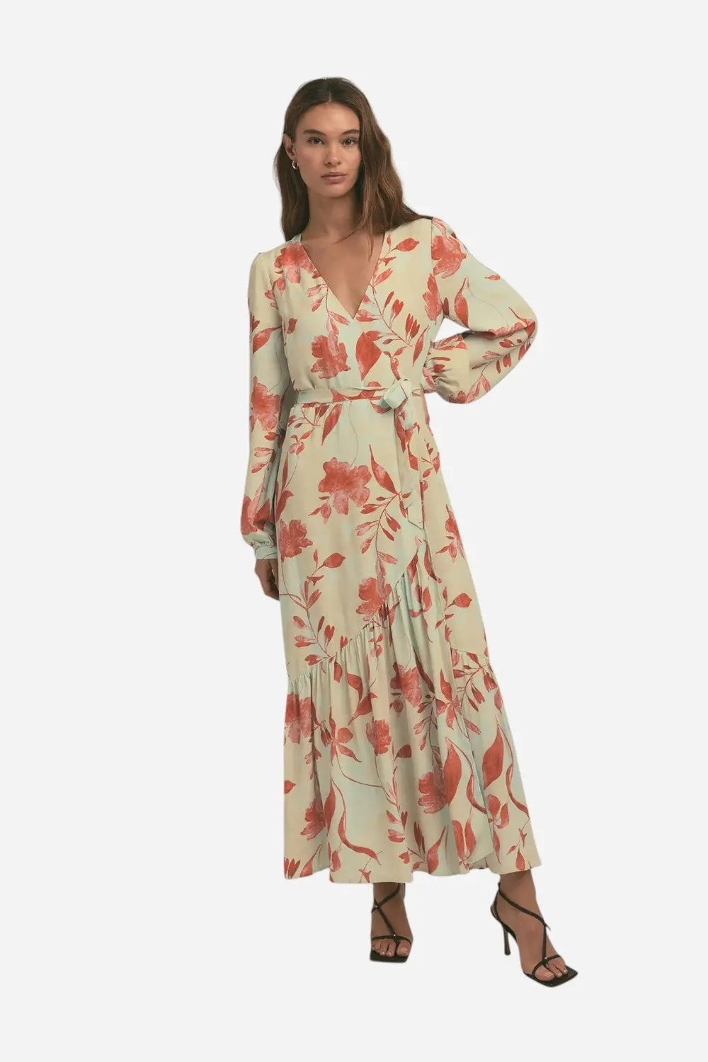 Favorite Daughter The Lady Like Dress In Moonbeam Floral 1