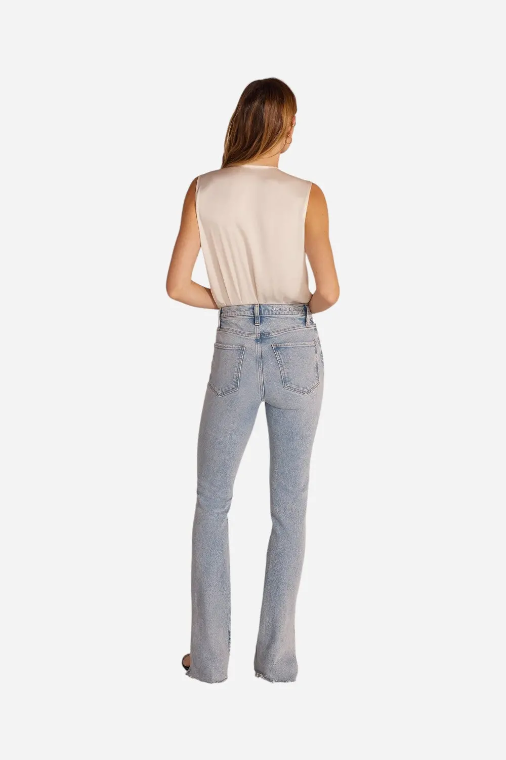 Favorite Daughter The Sleeveless Date Blouse In Ivory 3