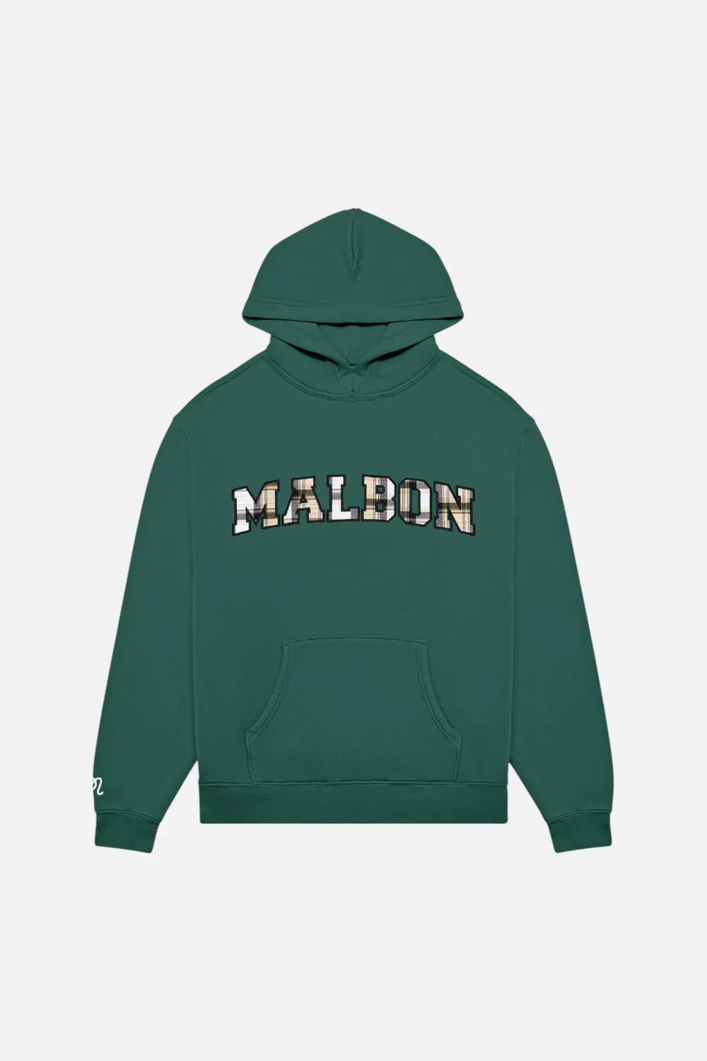 Malbon Golf Men's Fesque Preston Hoodie In Hunter Green 4