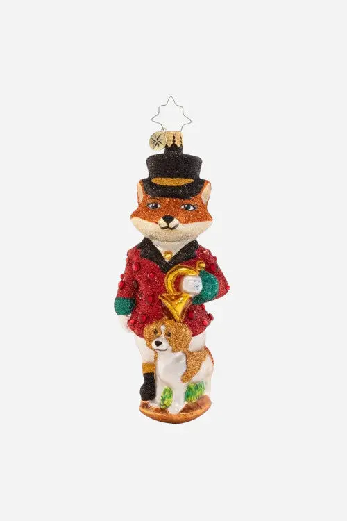 Christopher Radko Festive Fox Ornament 1