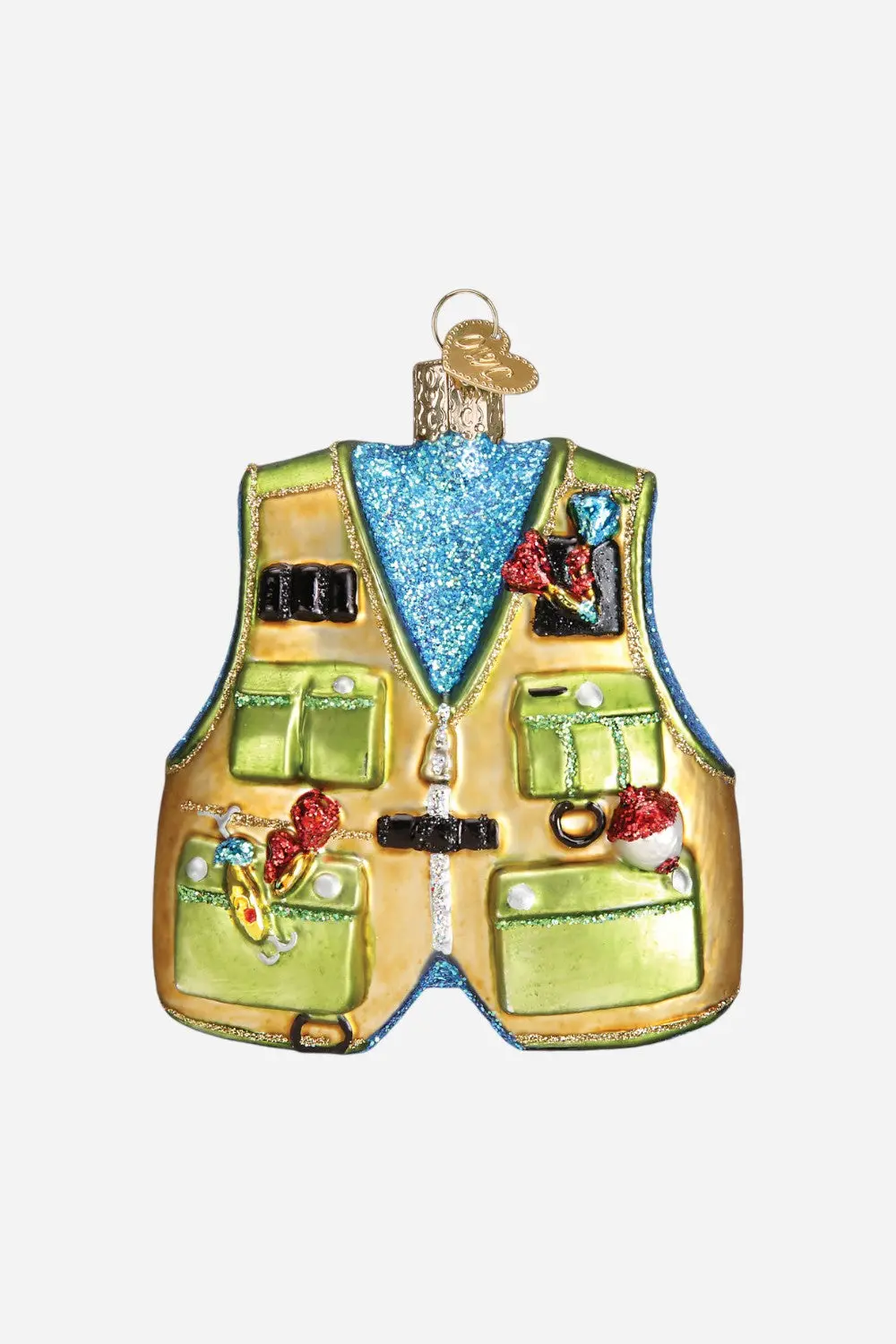 Fishing Vest Ornament 1
