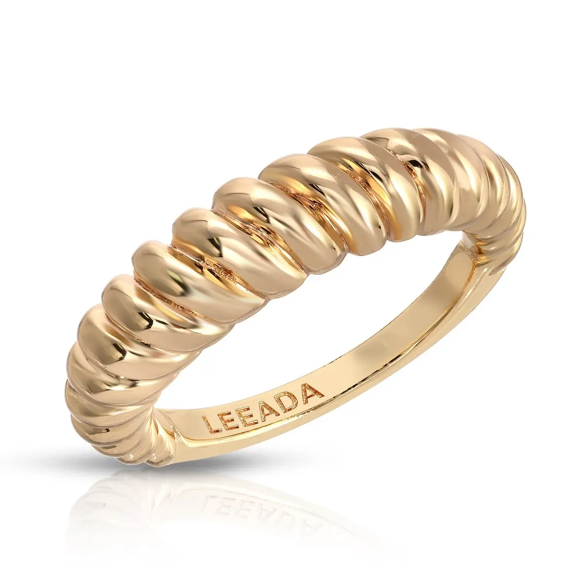Flora Ring In Gold Size 8 1