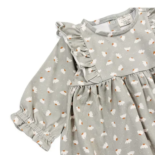 Viverano Floral Ruffle Baby Dress & Bloomer Set 2