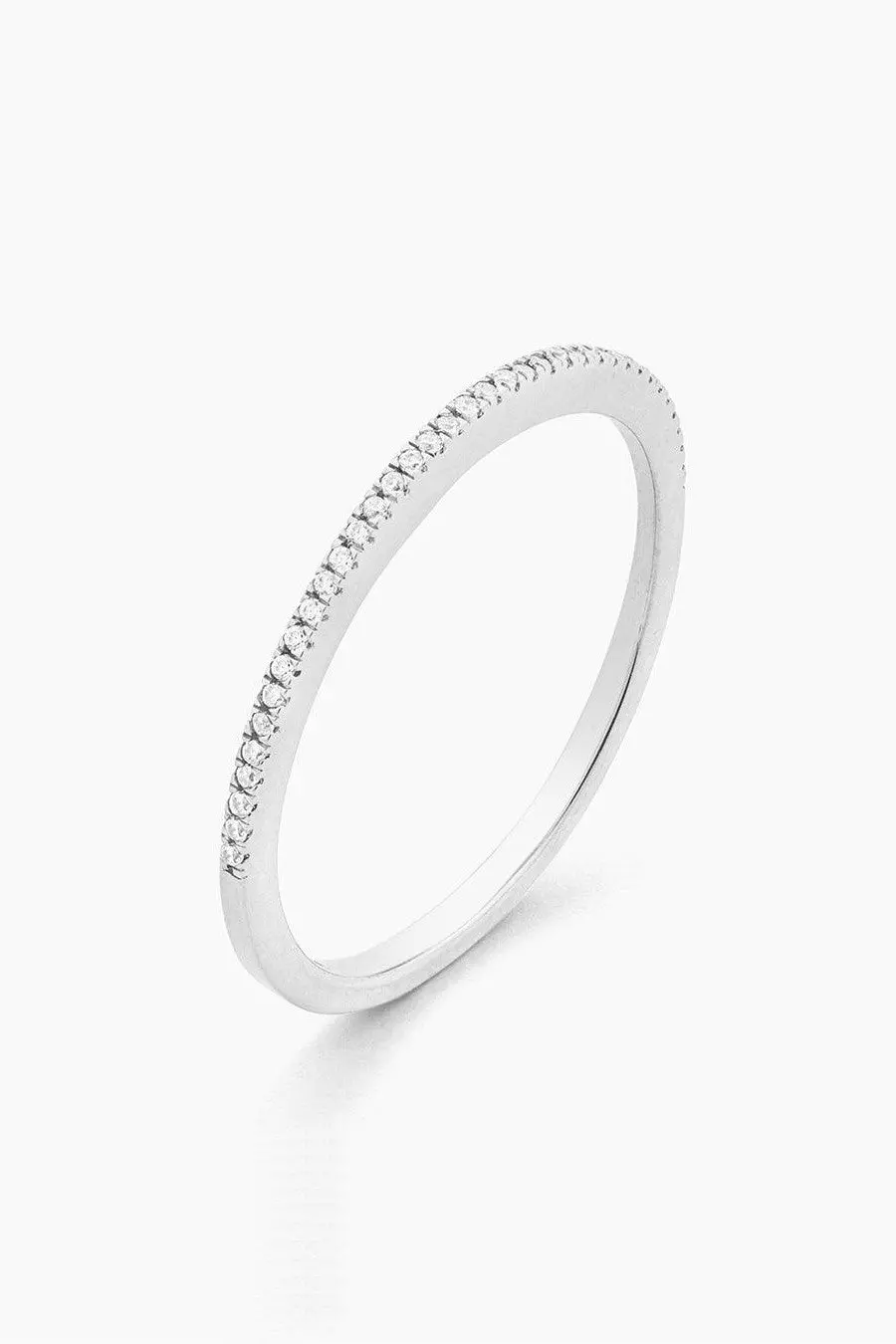 Ella Stein For All Eternity Stackable Ring In Sterling Silver - Size 5 1