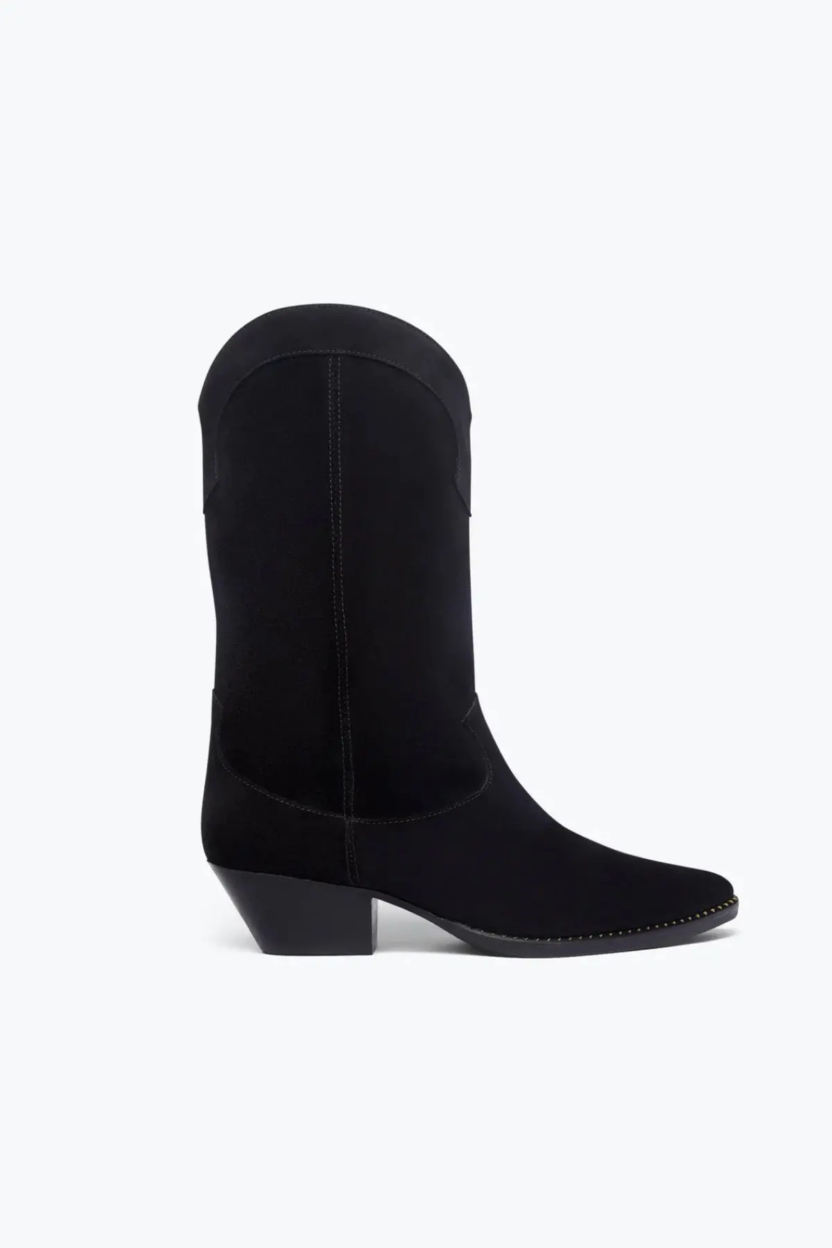 Freda Salvador Loretta Western Boot In Black Suede 1