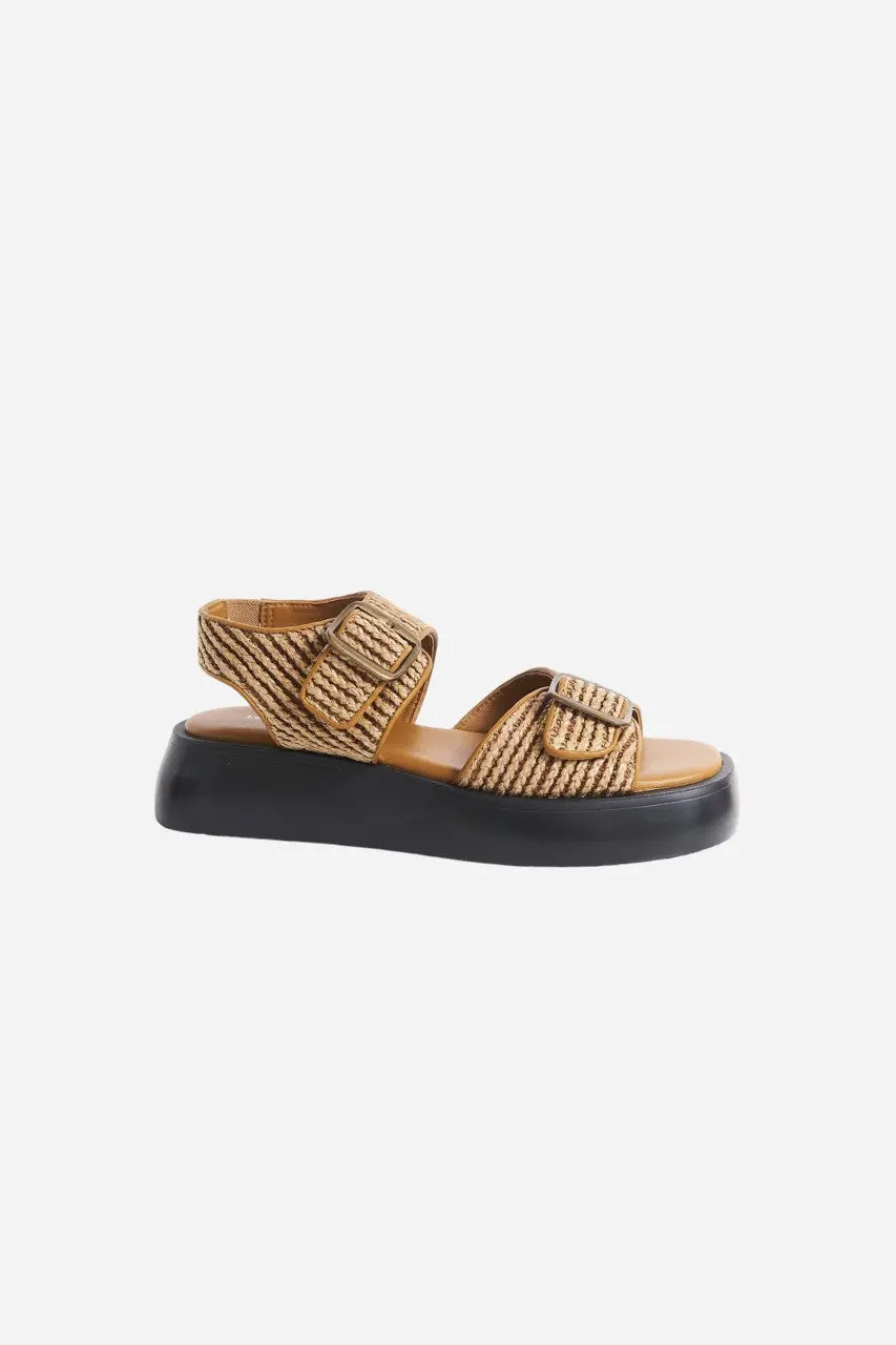 Free People Shoes Mandi Weave Sandals In Natural 1