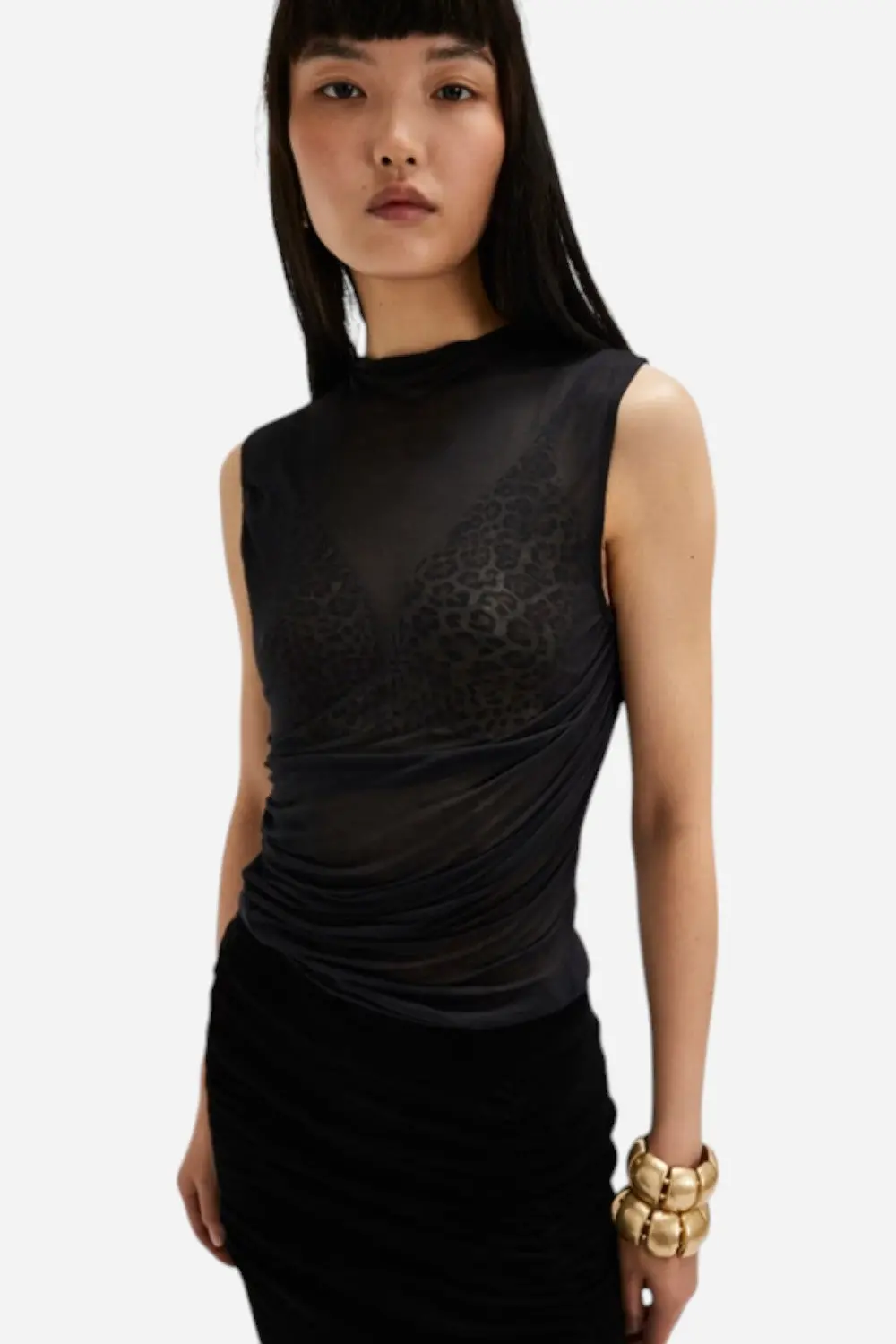 Free People On Air Muscle Tank In Black 1