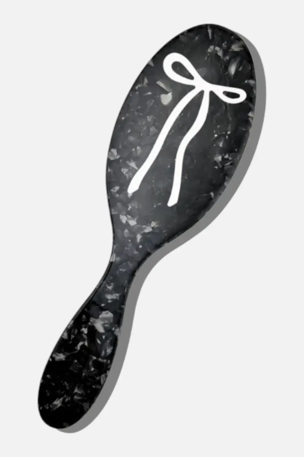 Solar Eclipse French Bow Black Hairbrush 1