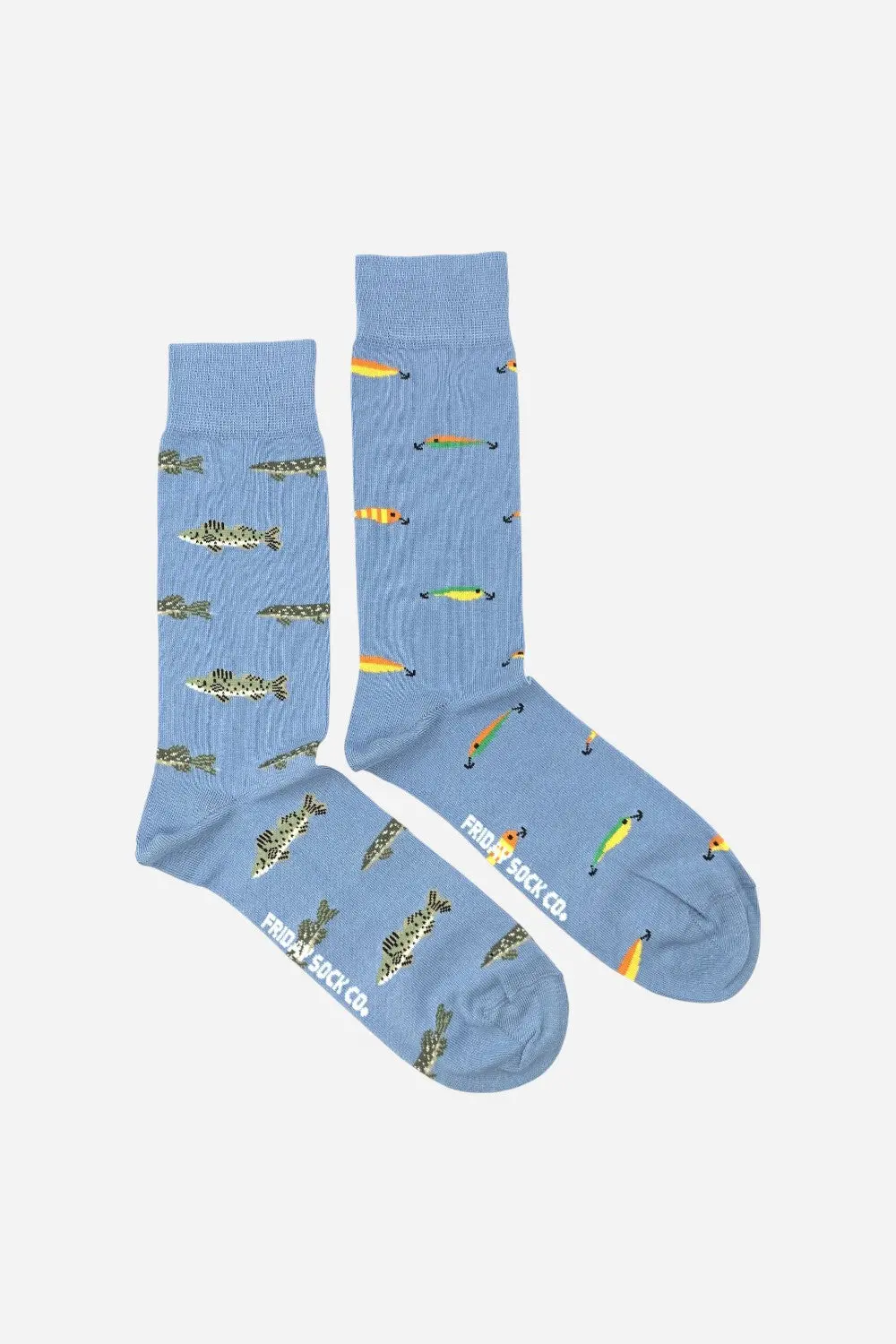 Friday Sock Co. Men's Fish & Fishing Lure Socks 1