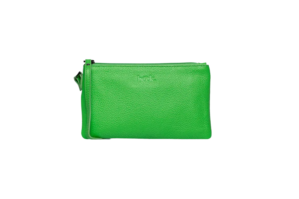 Beck Bags Ziplet Wristlet In Frog 1