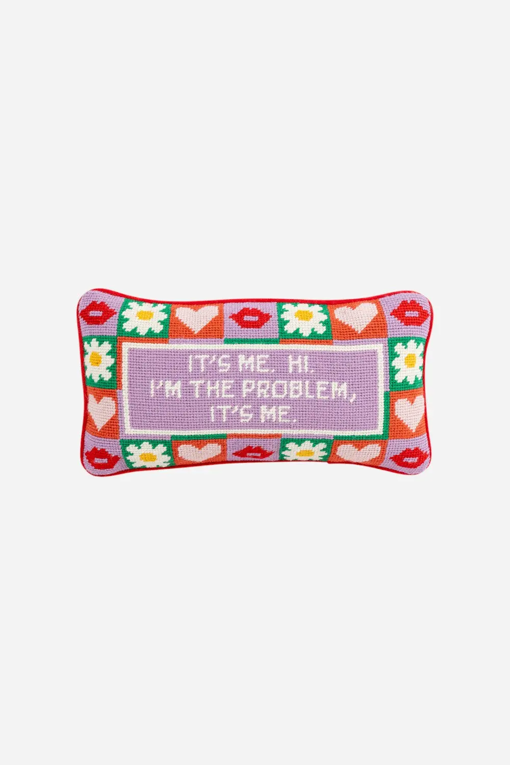 Furbish It's Me Needlepoint Pillow 1