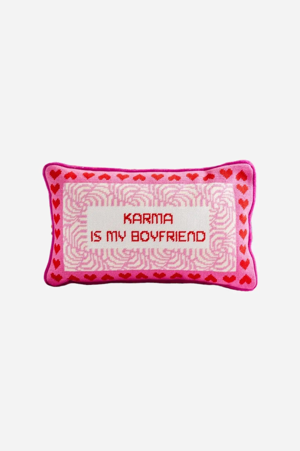 Furbish Karma Needlepoint Pillow 1