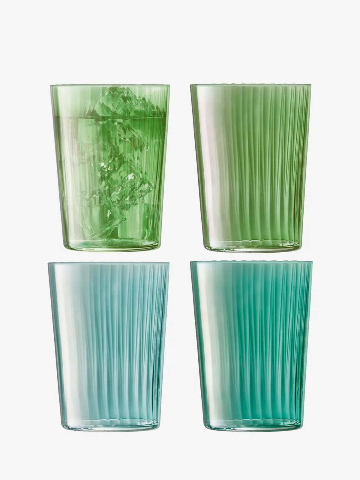 Lsa International Gems Large In Jade, 19Oz. - Set Of 4 1
