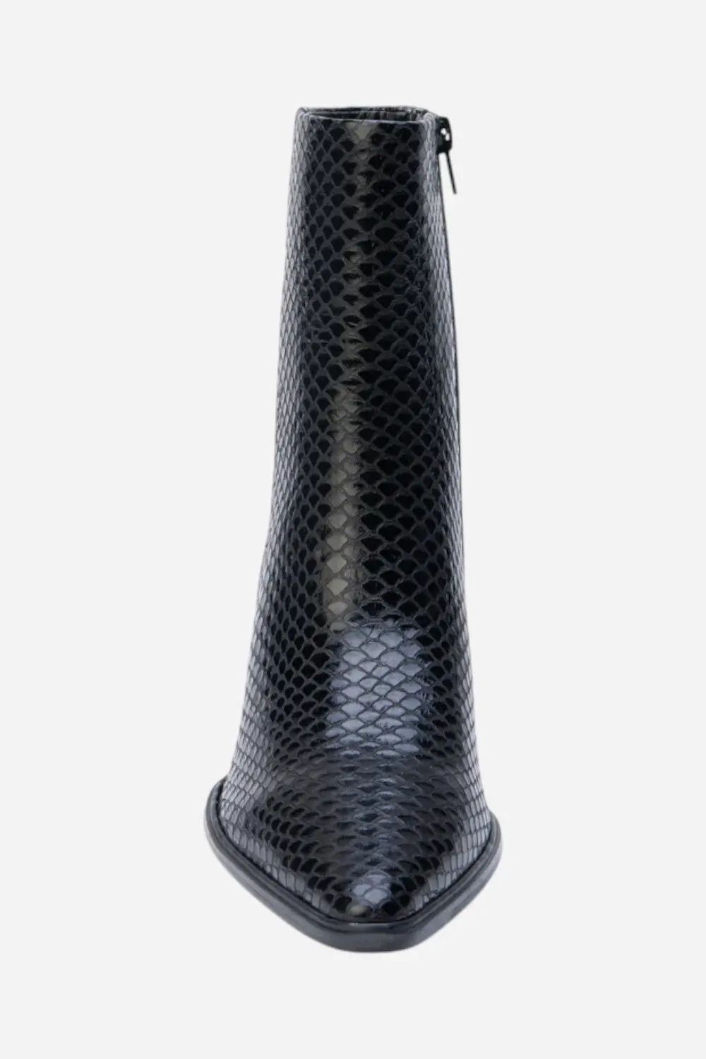 Matisse Gabbie Kitten Heel Bootie In Black/Snake 3