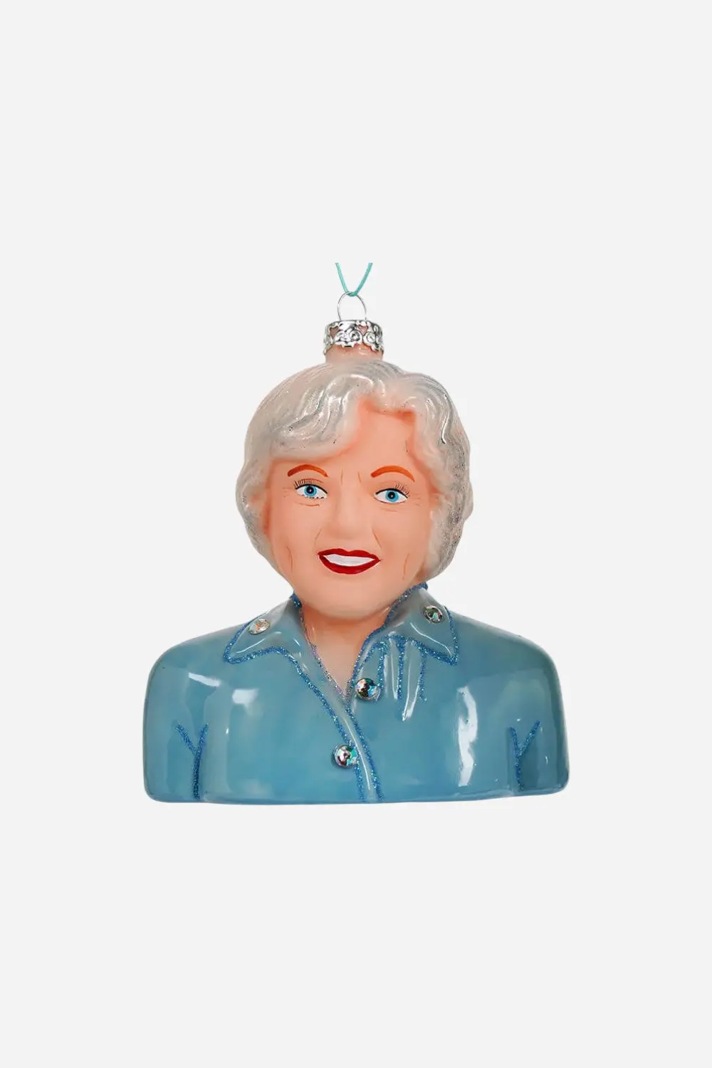 Betty White Bust Ornament 1